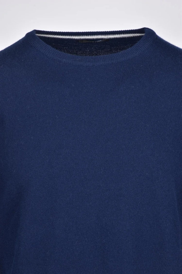 Baturo Crew Neck Sweater - Blue