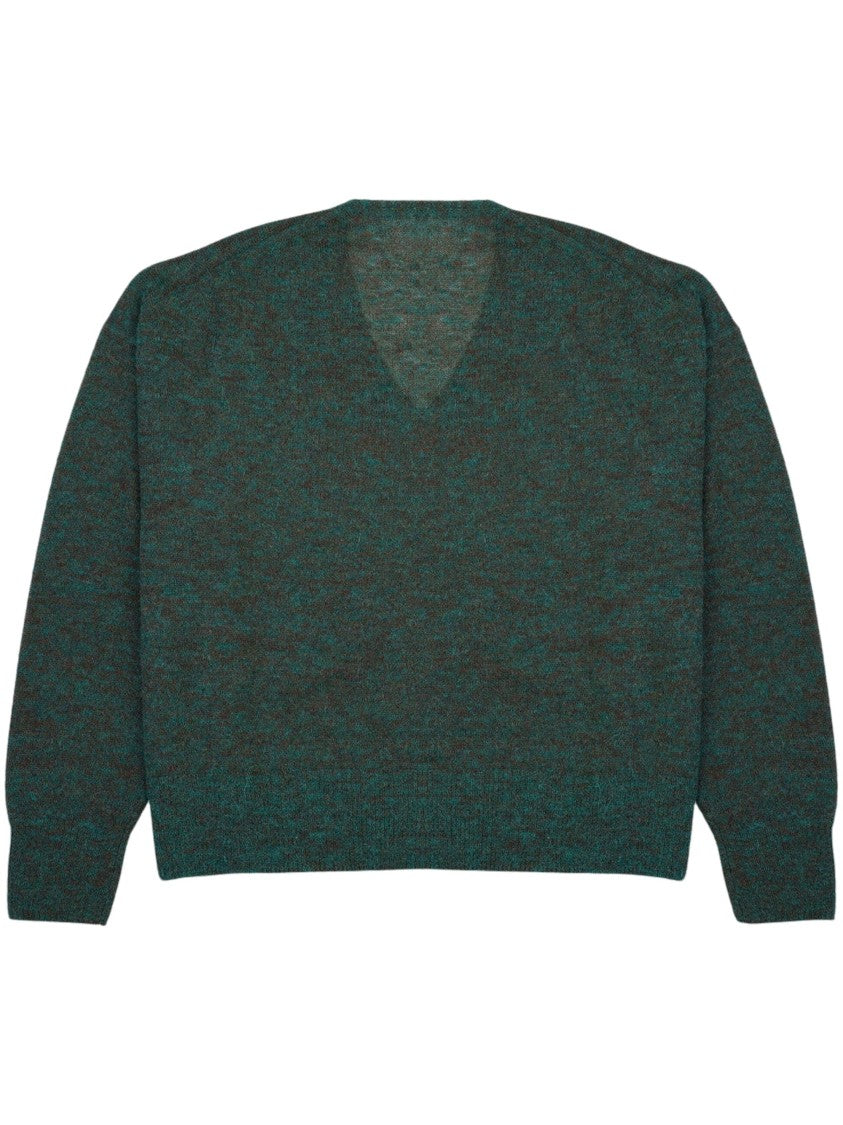 Ct Plage Deep V-Neck Boxy Pullover Sweater