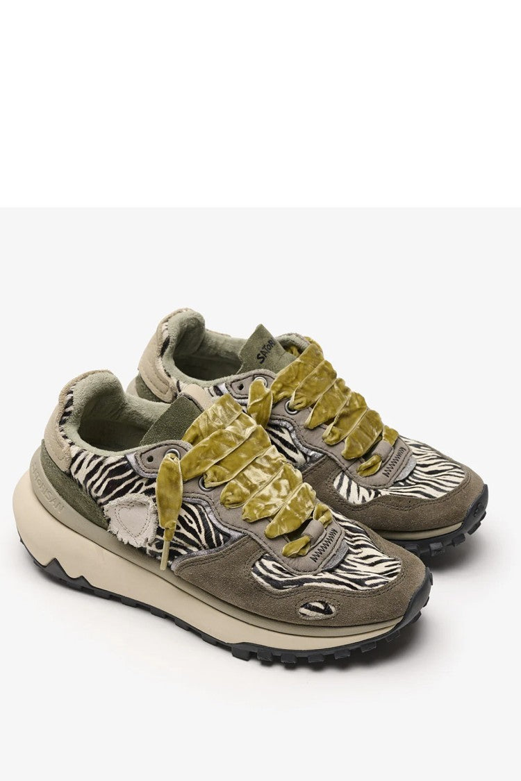 Satorisan Multicolor Leather Low-Top Sneakers