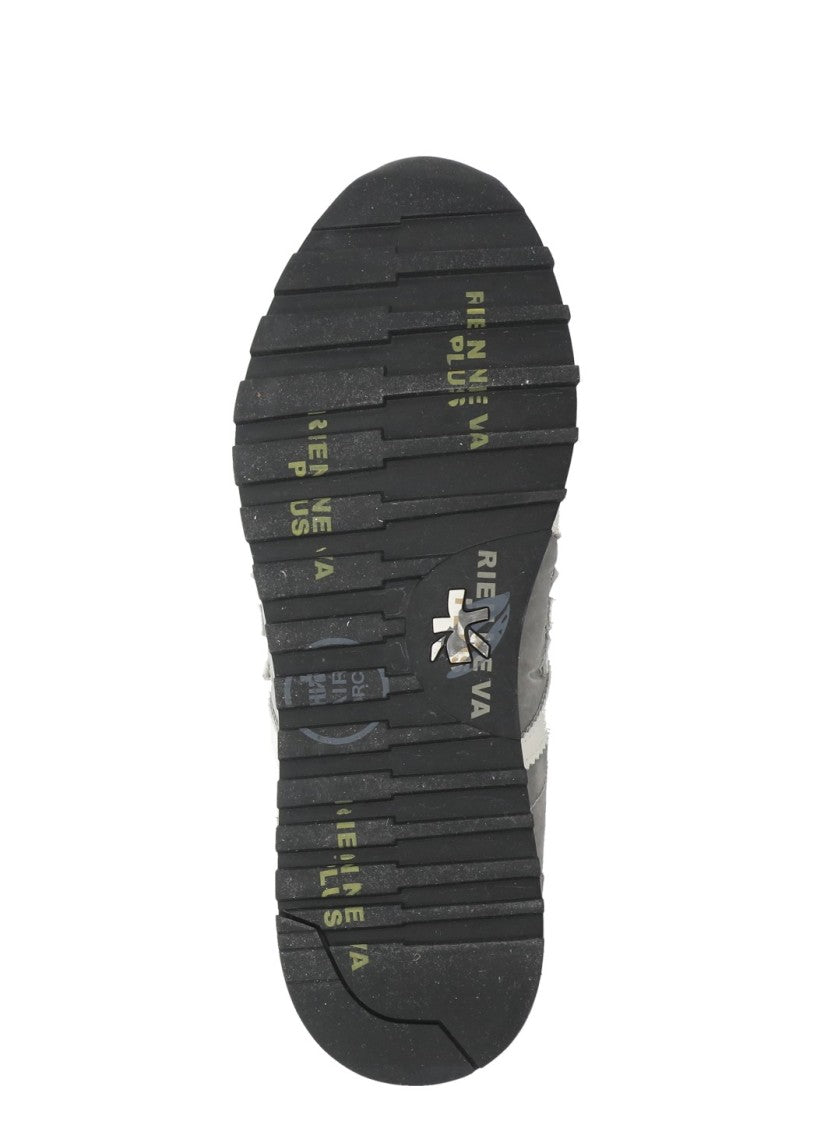 Premiata Grey Lucy 8187 Fabric Sneakers