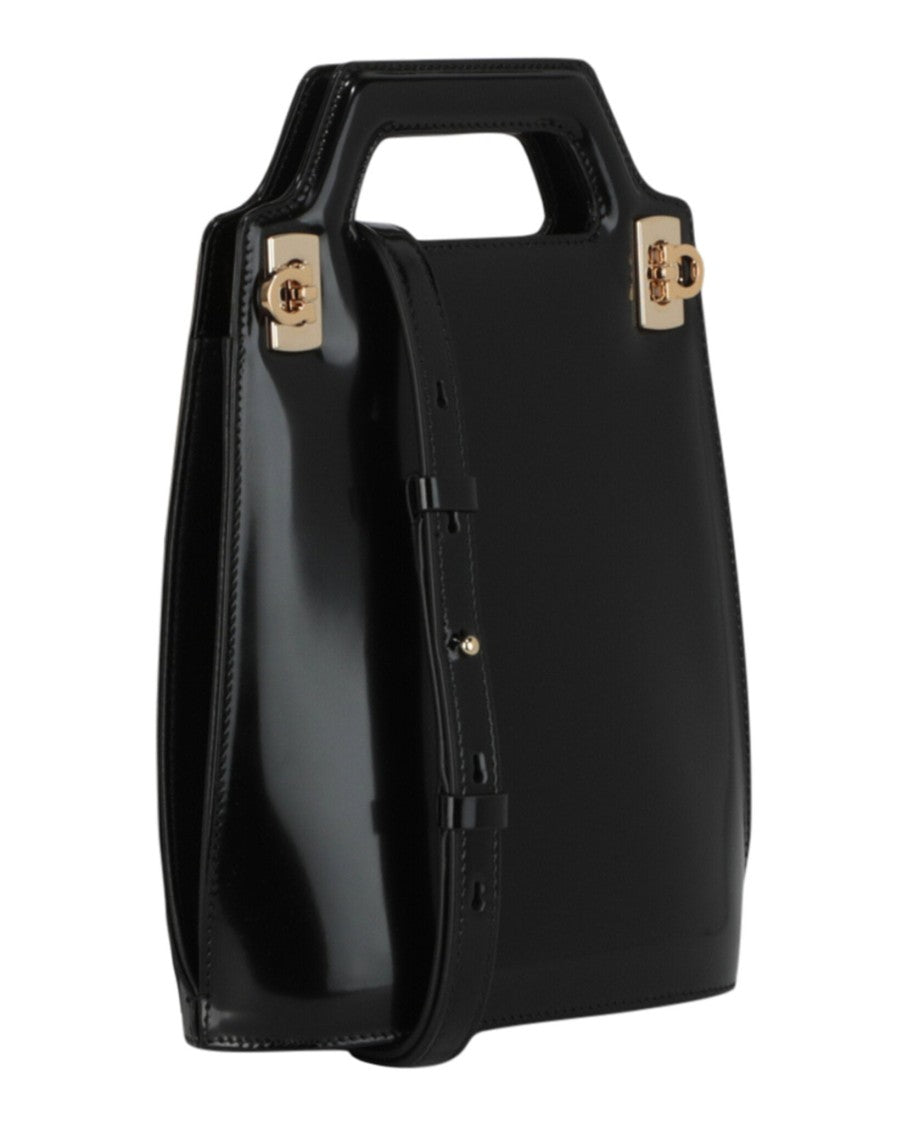 Ferragamo Wanda Mini Leather Shoulder Bag