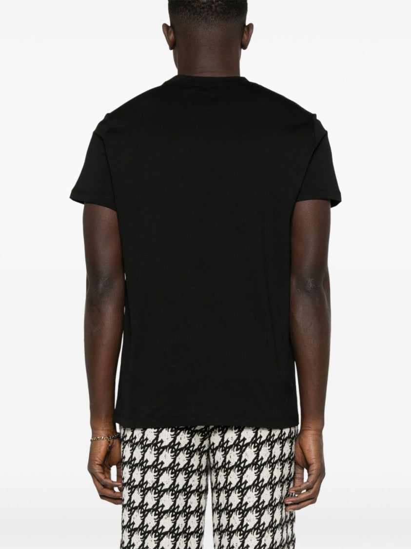 Balmain Black Cotton Classic Crewneck T-Shirt