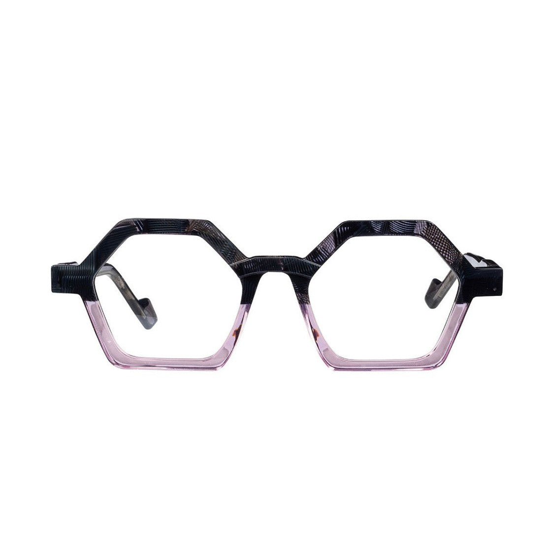 Matttew Celluloide Geometric Two-Tone Sunglasses
