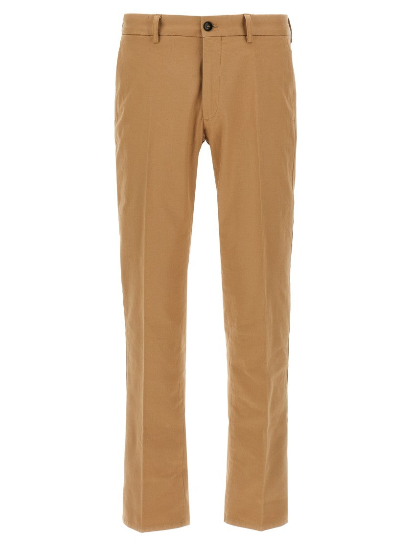 Incotex Slim Fit Cotton Twill Trousers