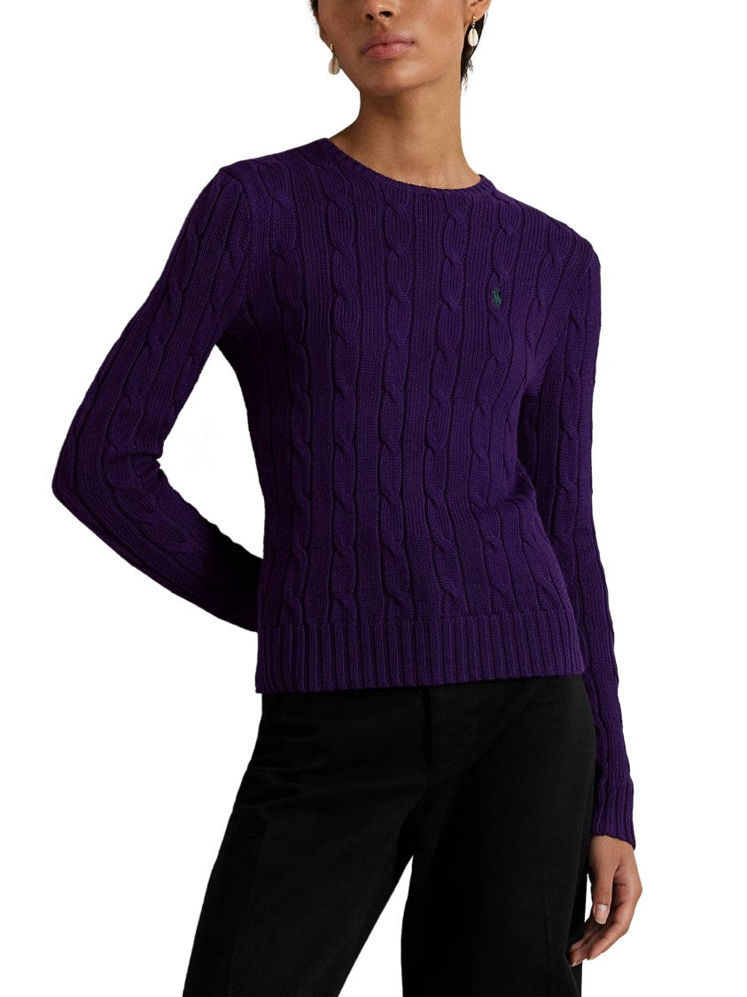 Polo Ralph Lauren Cashmere Pullover Sweater With Ribbed Details