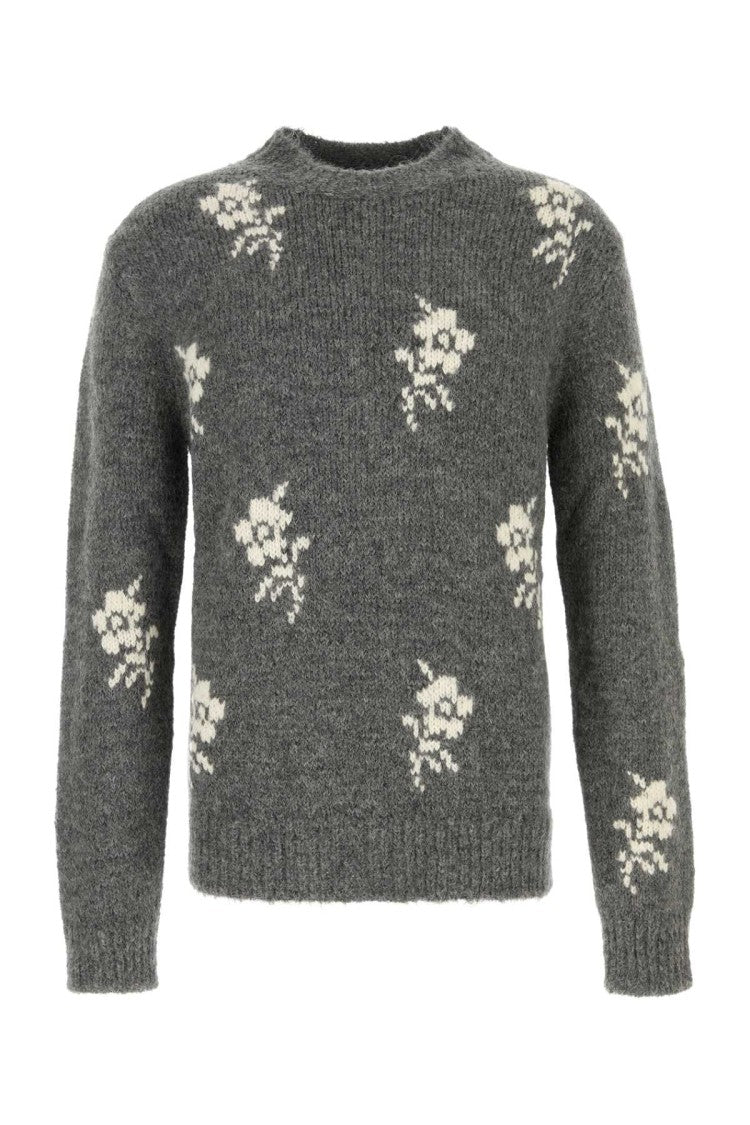 Jil Sander Embroidered Alpaca Blend Sweater