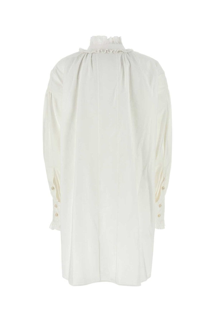 Valentino Garavani White Cotton Blend Dress