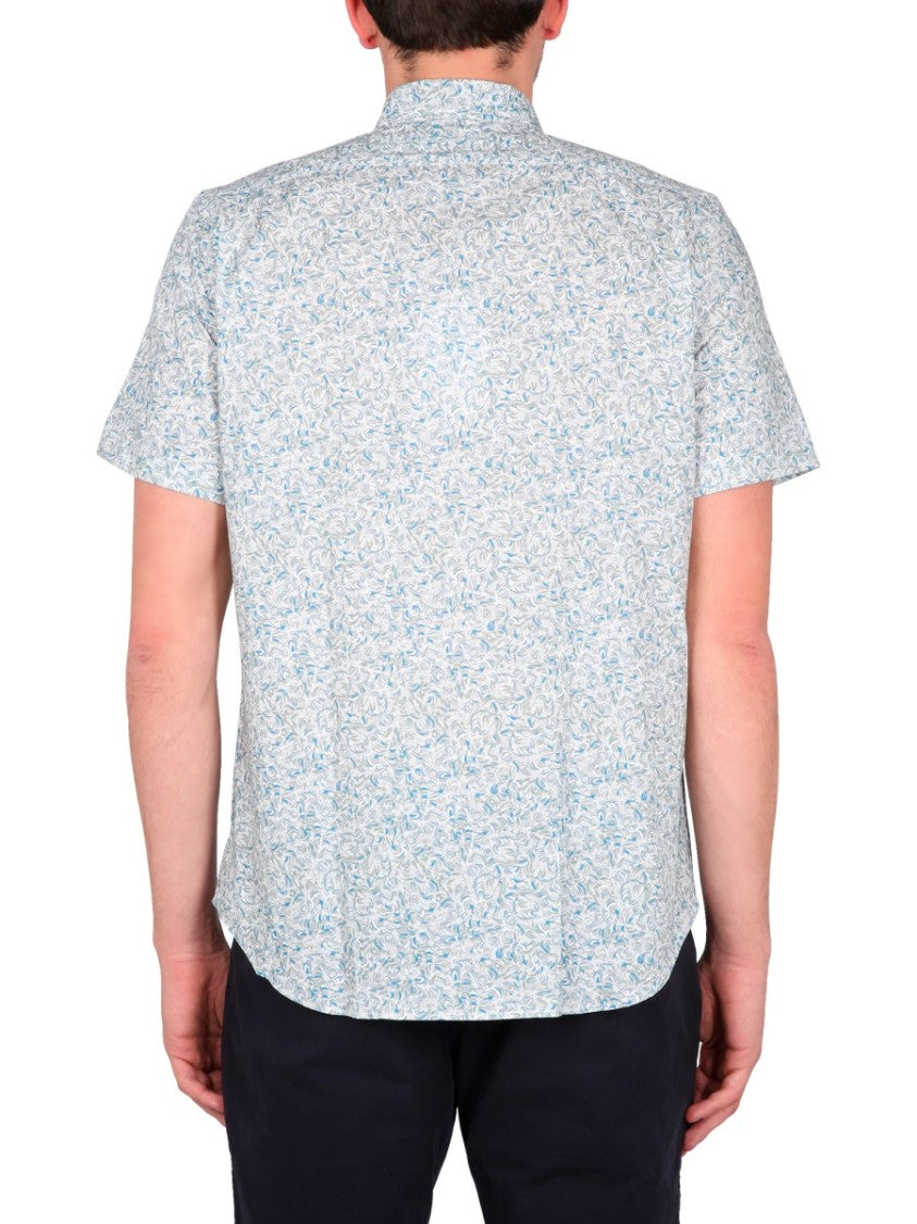 Ps Paul Smith Wave Print Shirt