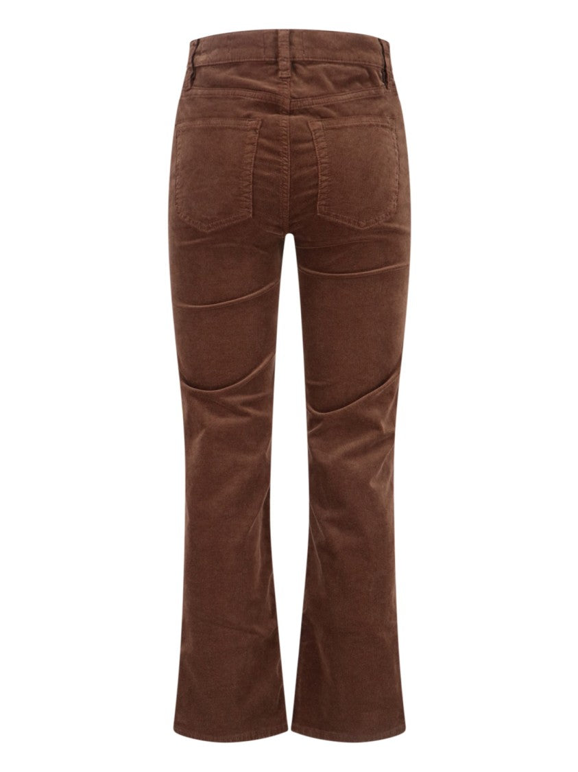 Frame "Corduroy" Straight Pants – Brown