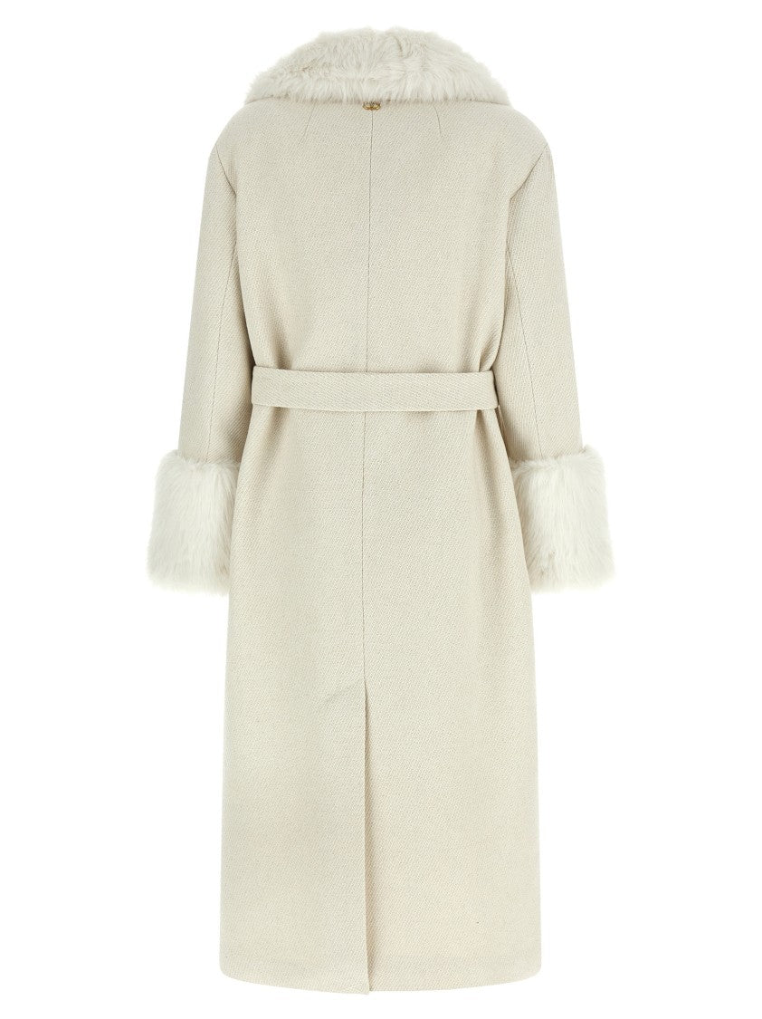 Twin-Set Lamé Thread Coat