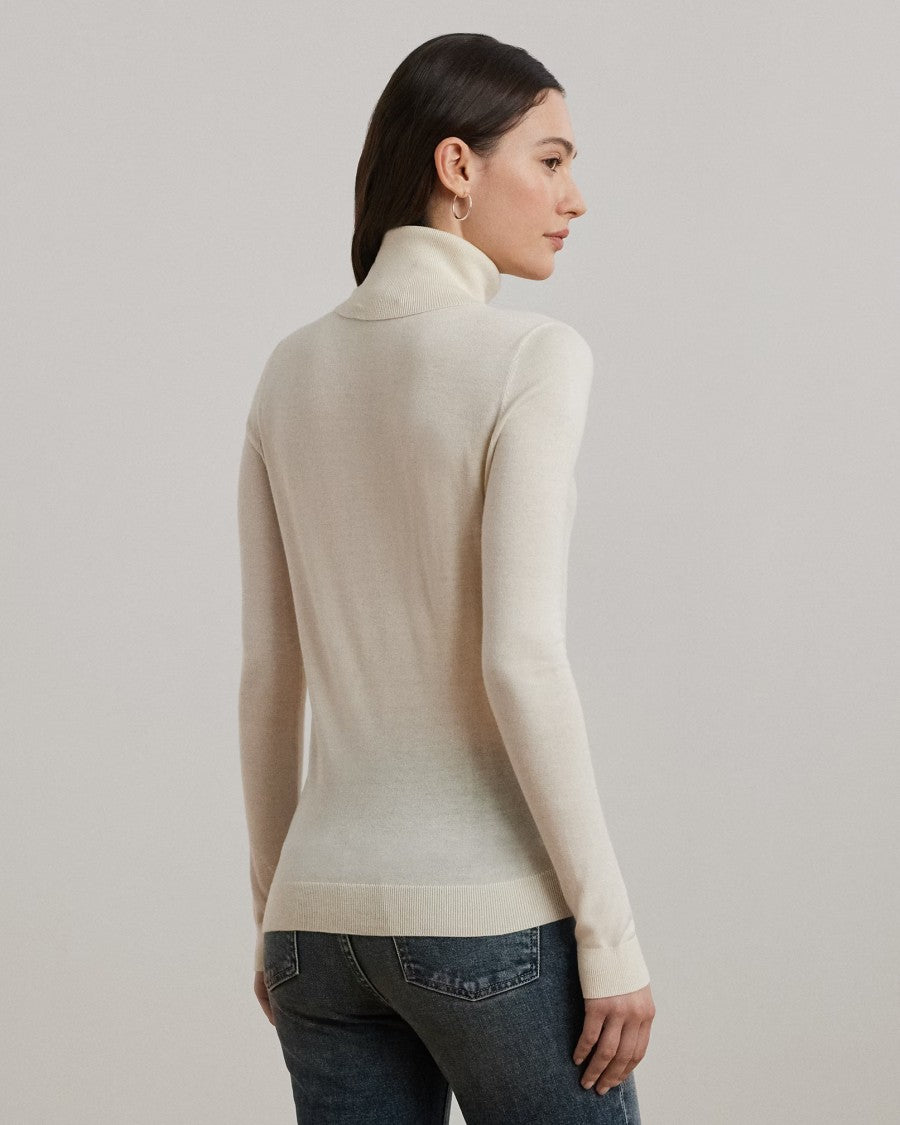 Lauren Ralph Lauren Zoe Long Sleeve Pullover In Mascarpone Cream