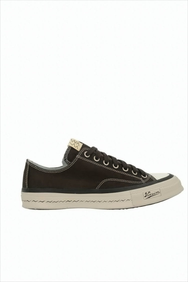 Visvim Low-Top Sneakers With Dark Cotton Upper