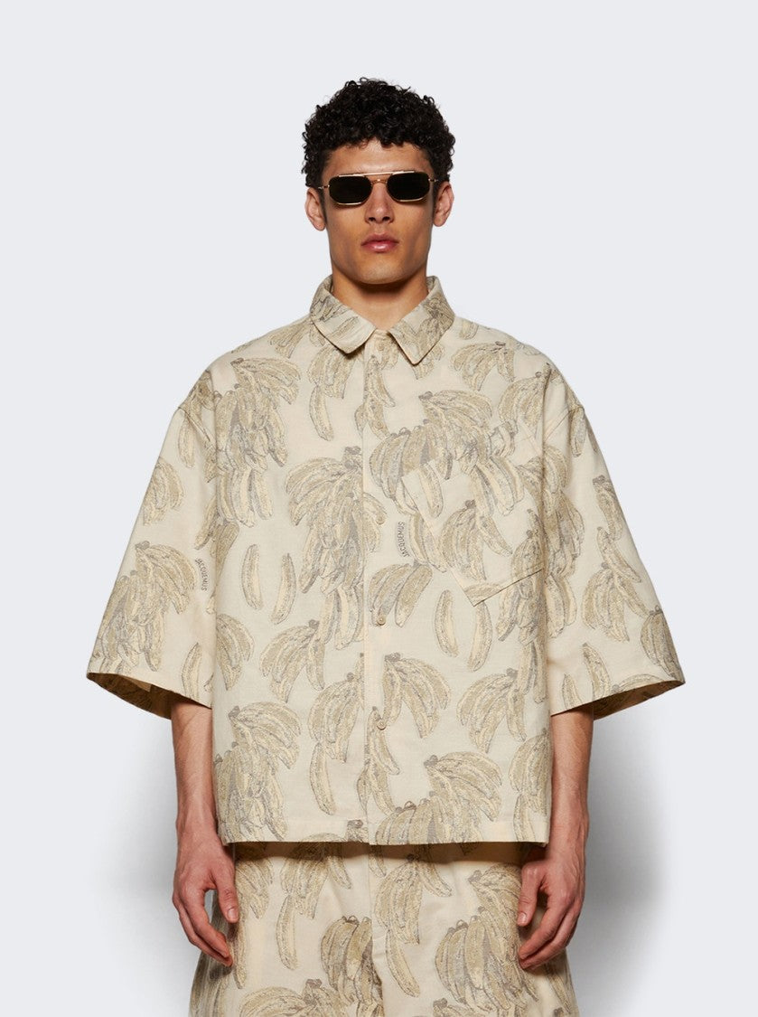 Jacquemus Aloe Shirt Banana Ecru