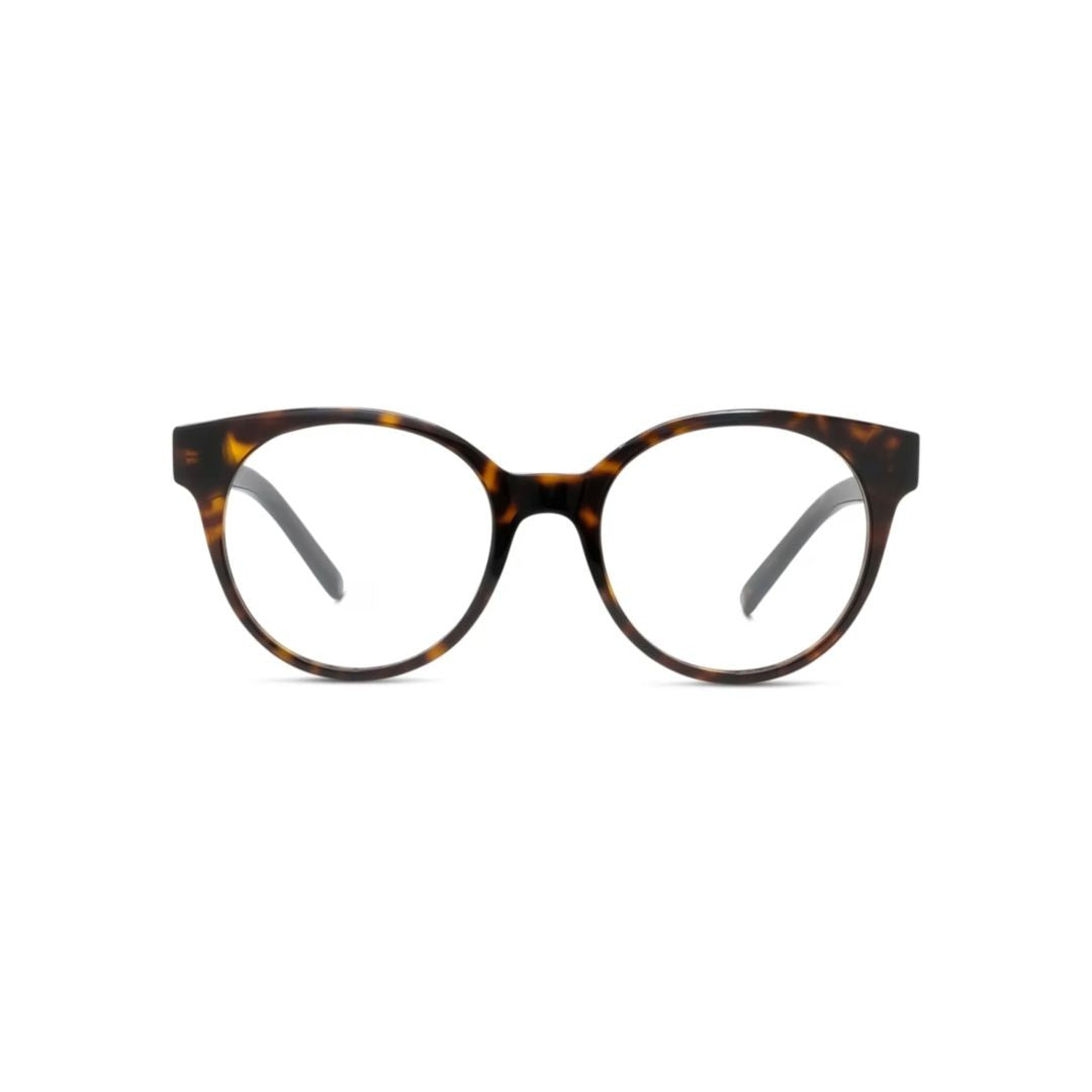 Givenchy Gv50028i Round Tortoiseshell Eyeglasses With Durable Frame