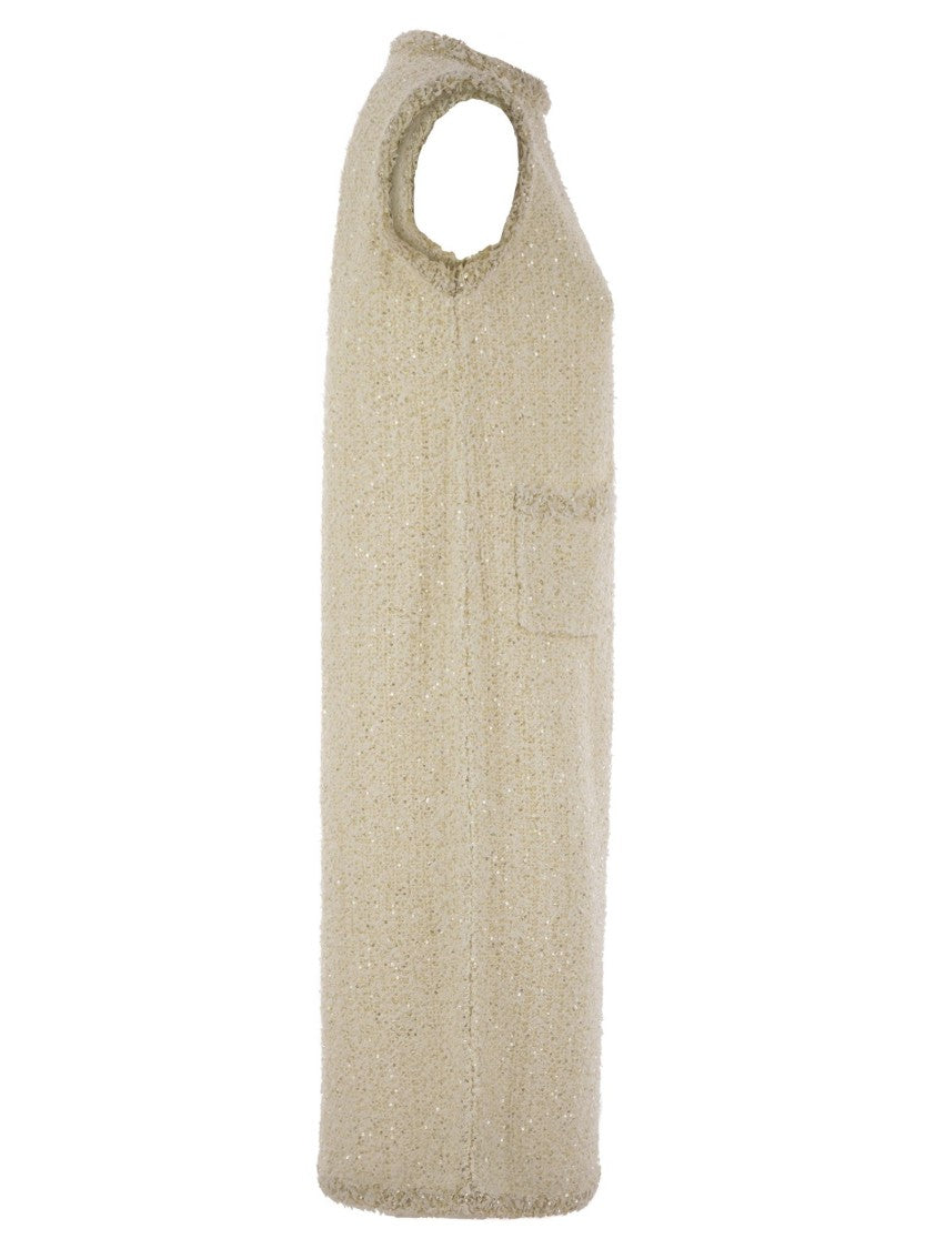 Fabiana Filippi Mini Dress In Tweed-Effect Yarn