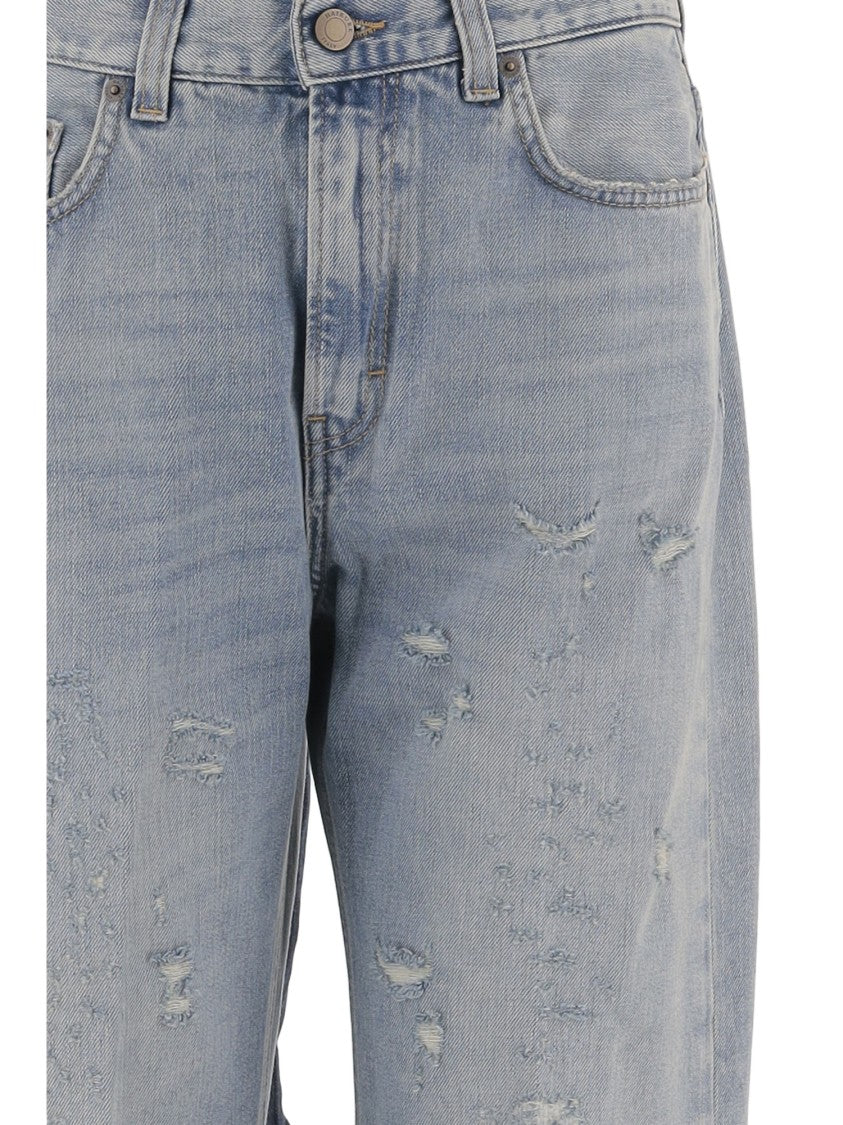 Haikure Distressed Light Wash Jeans