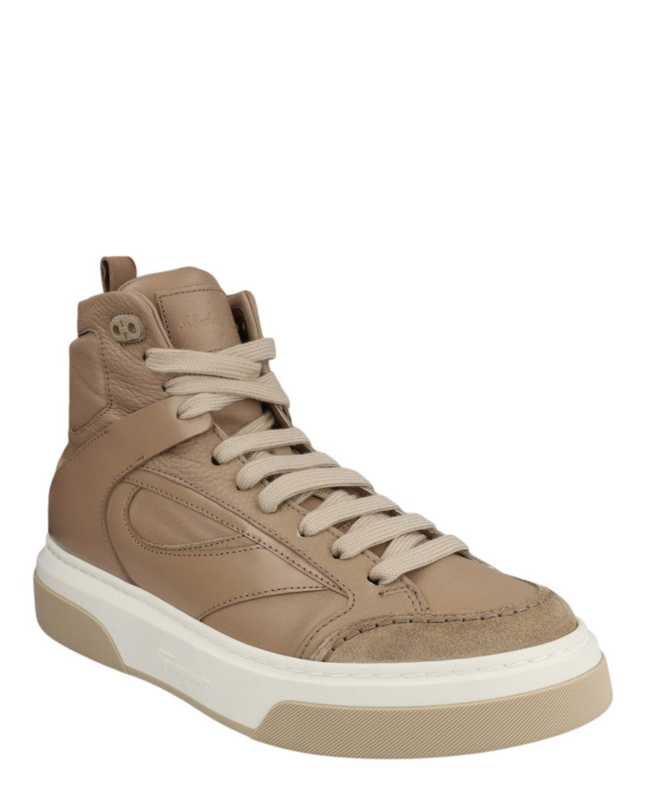 Ferragamo Cassio High-Top Sneakers