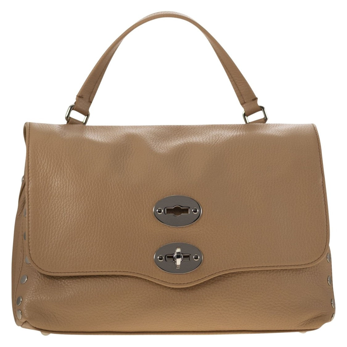 Zanellato Textured Calf Leather Messenger Bag