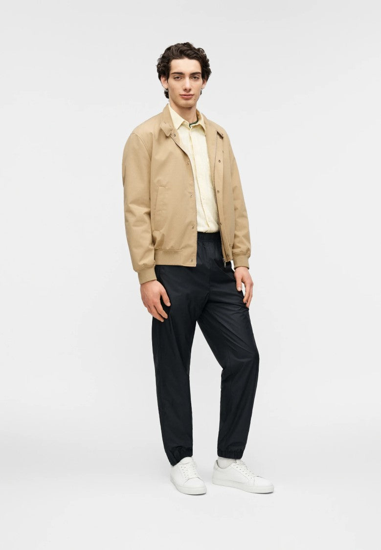 Lacoste Beige Harrington Twill Waterproof Jacket