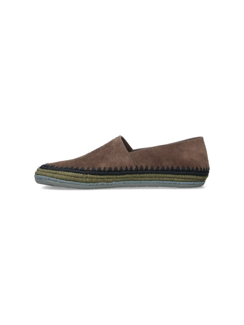 Loewe X Paula's Ibiza "Slipper Rio" Moccasins, In Brown Suede