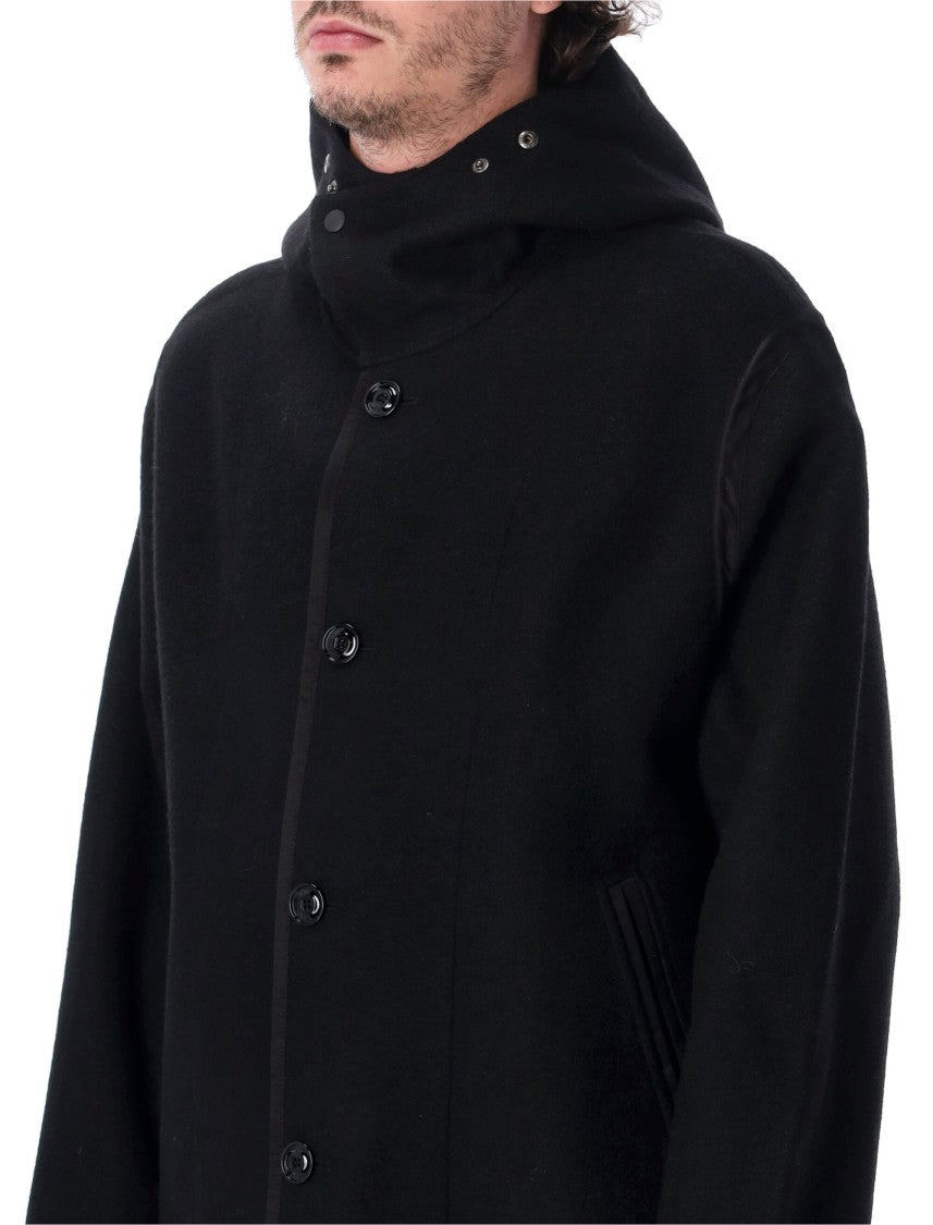 Our Legacy Liner Reversible Italian Virgin Wool Stamped Hooded Jacket