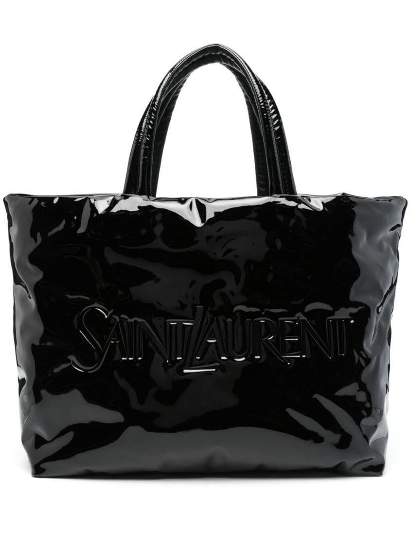 Saint Laurent Glossy Black Shoulder Bag