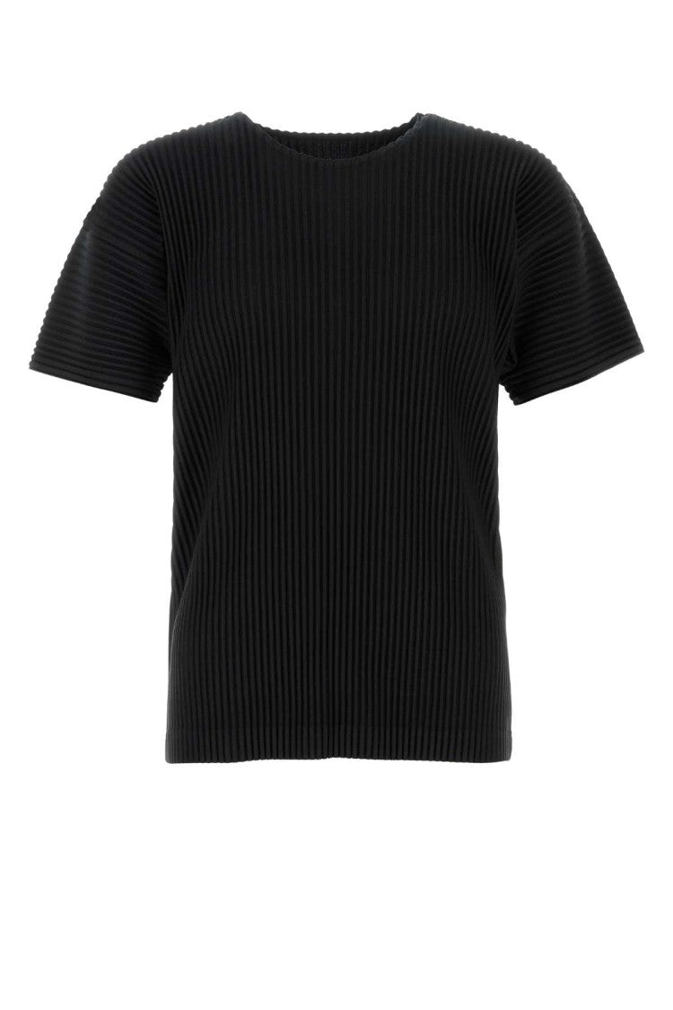Homme Plissé Issey Miyake Black Polyester T-Shirt