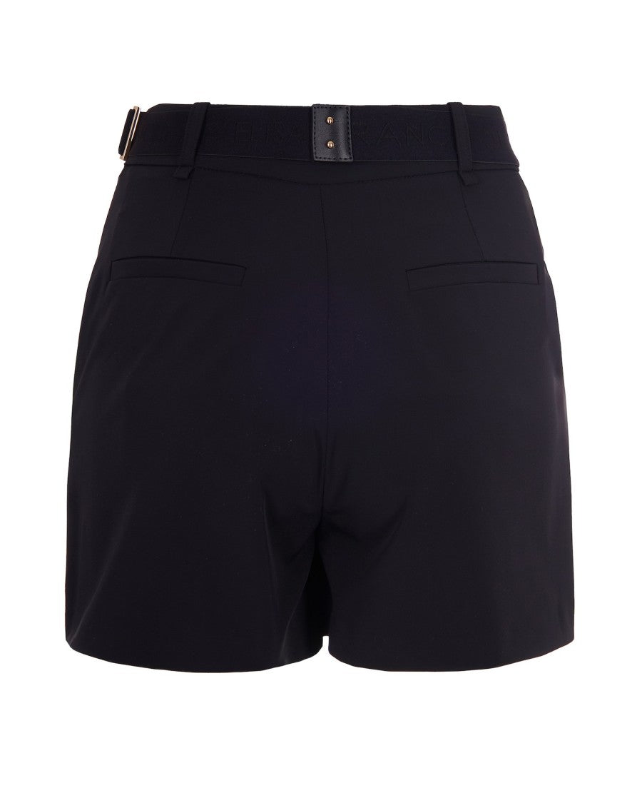 Elisabetta Franchi Fitted Technical Fabric Shorts