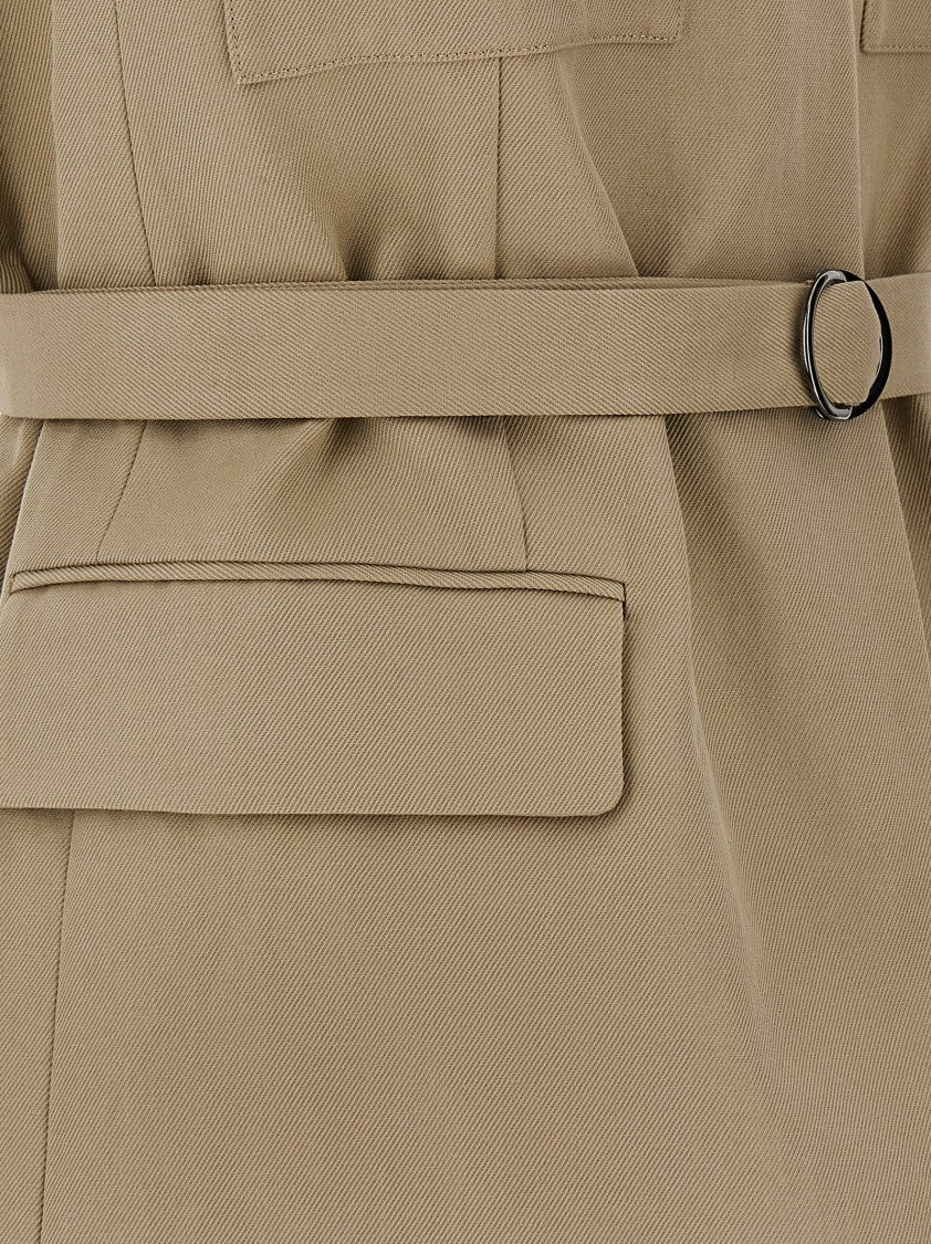 Brunello Cucinelli Layered Vest With Mandarin Collar