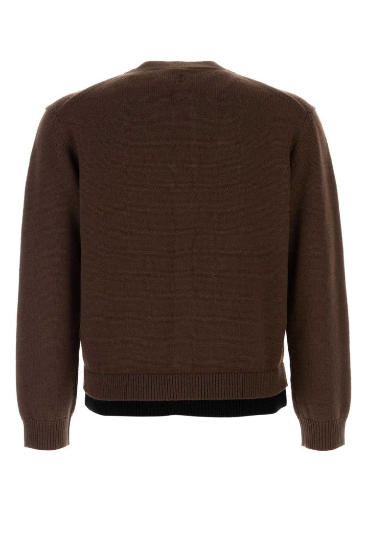 J. W. Anderson Brown Wool Blend Cardigan