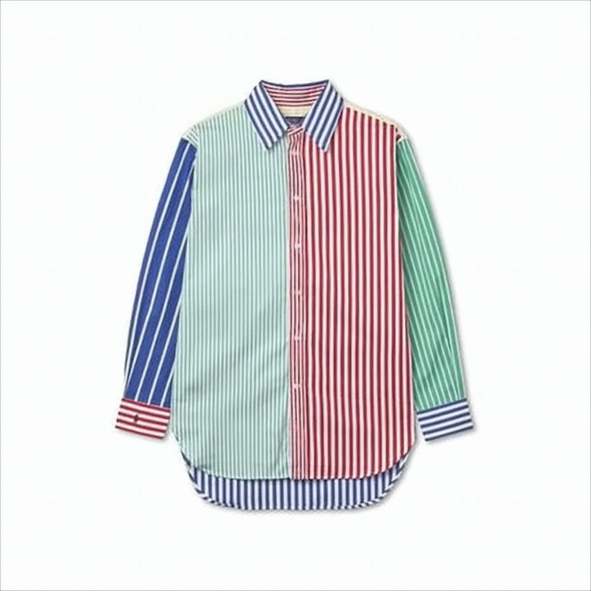 Polo Ralph Lauren Bold Multi-Striped Button-Up Shirt With Contrast Yoke