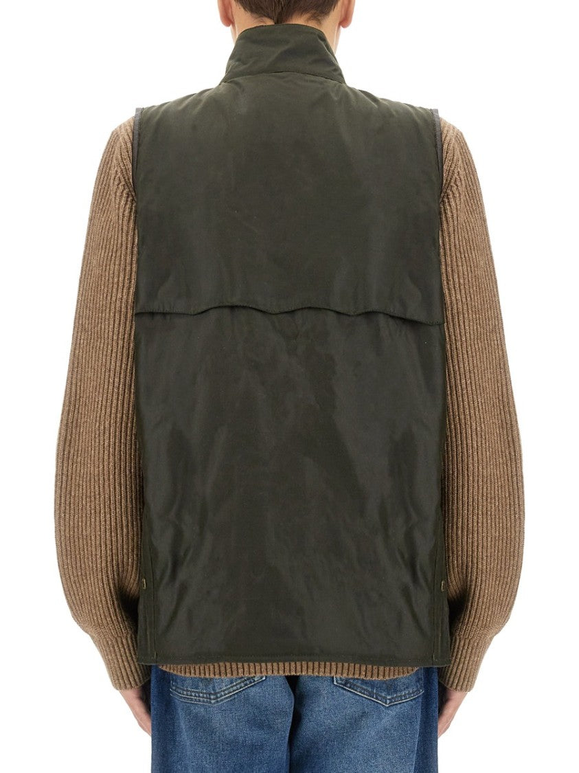 Baracuta X Barbour Vests With Logo