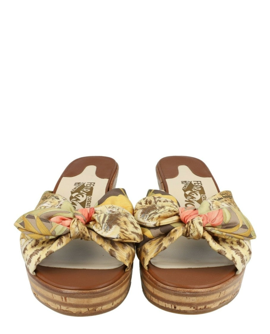 Ferragamo Seta 1994 Archive Limited Edition Wedges