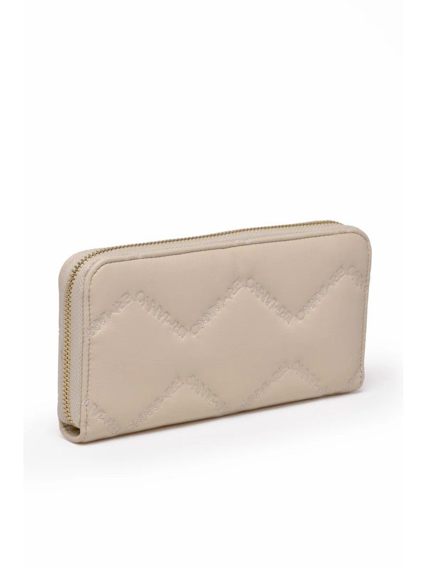 Ermanno Firenze White Sofia Polyurethane Wallet