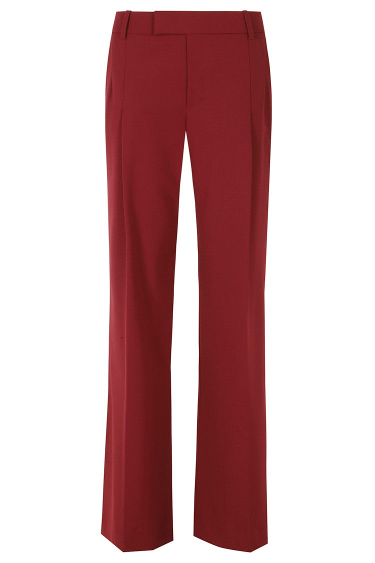 Federica Tosi Ruby Frescolana Darts Straight-Leg Polyester-Blend Pants