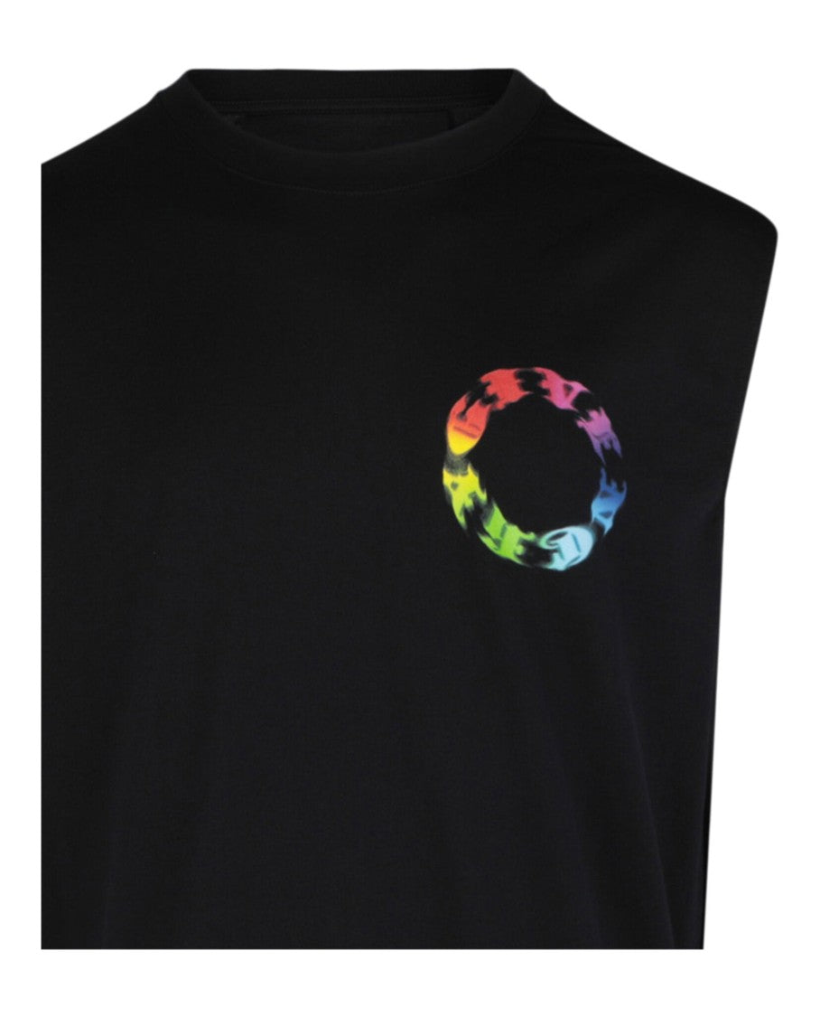 Givenchy Logo Circle Print Slim-Fit T-Shirt