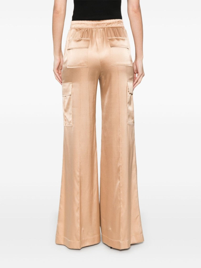 Tom Ford Relaxed Fit Wide Leg Trousers With Cargo Pockets