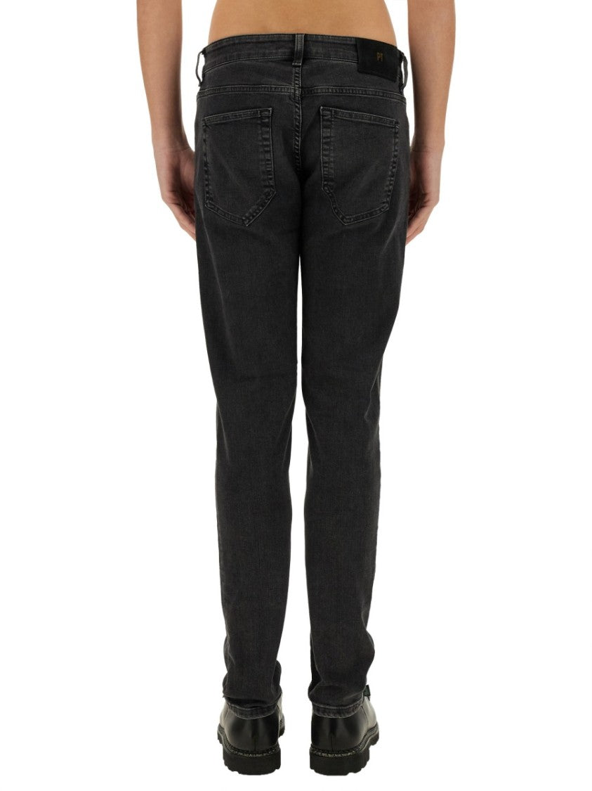 Pt Torino Slim-Fit Dark Wash Denim Pants