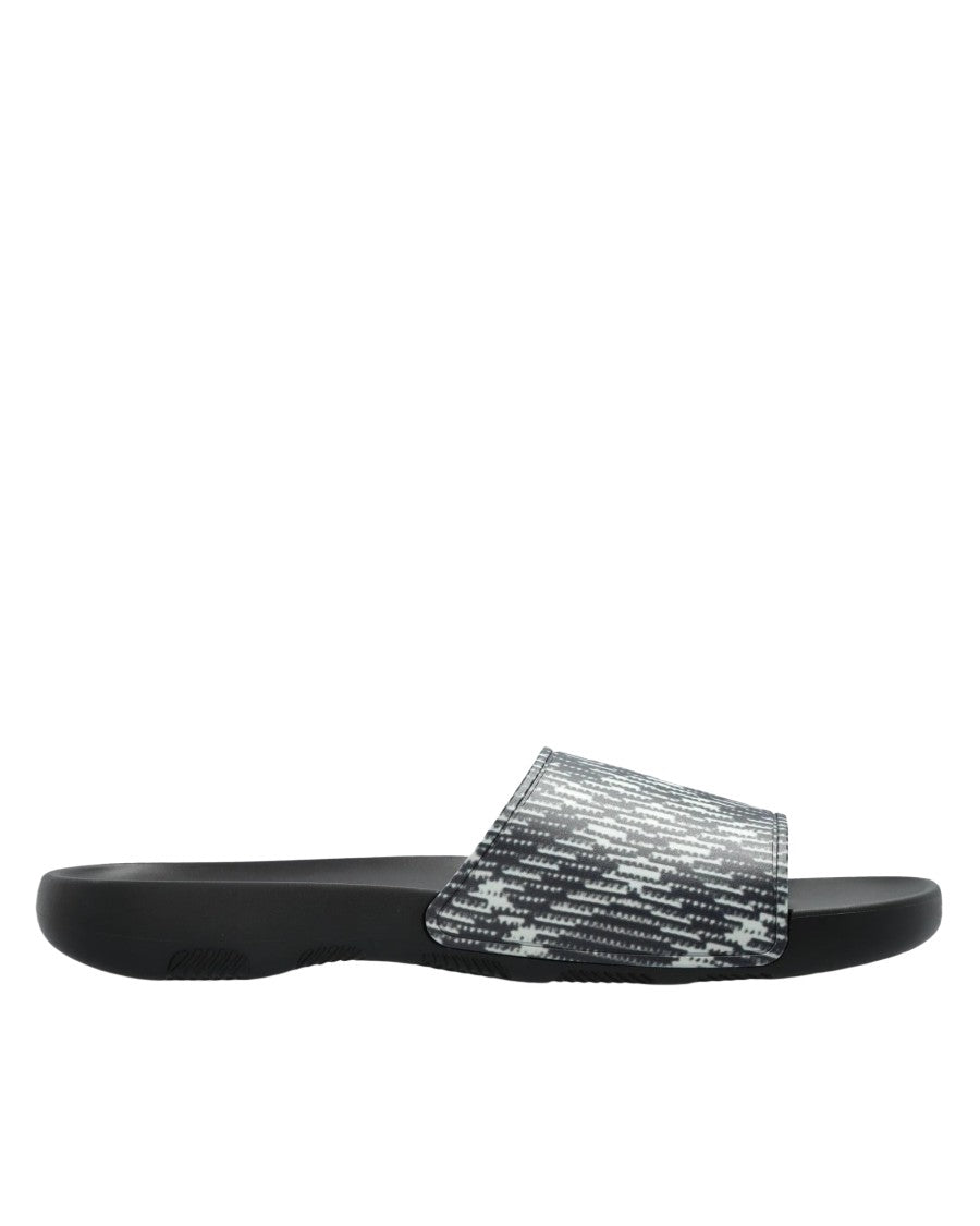 Burberry Textured Upper Black Mules