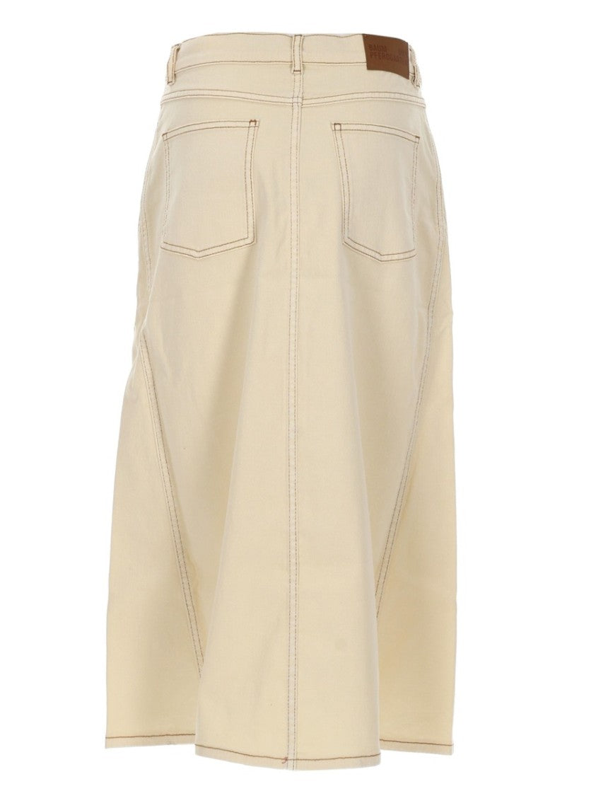 Baum Und Pferdgarten Knee-Length Organic Cotton Lace-Up Skirt