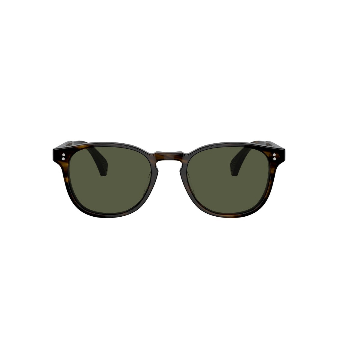 Oliver Peoples 0Ov5298su Round Tortoiseshell Acetate Sunglasses With Green Lenses