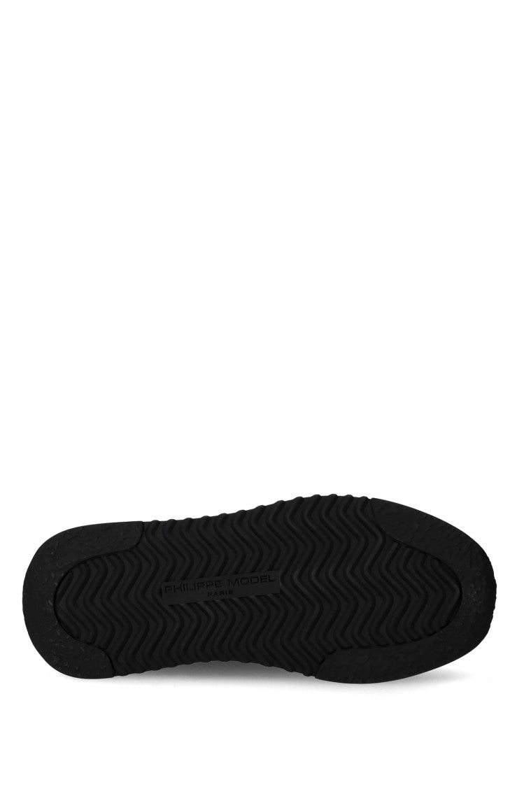 Philippe Model Black Tropez 2.1 Suede Nylon Sneakers