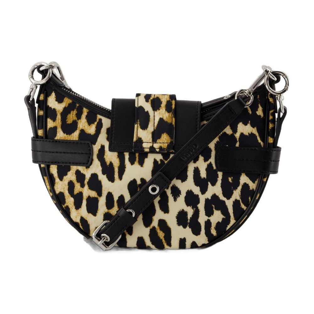 Ganni Bucky Small Crossbody - Nylon - Leopard