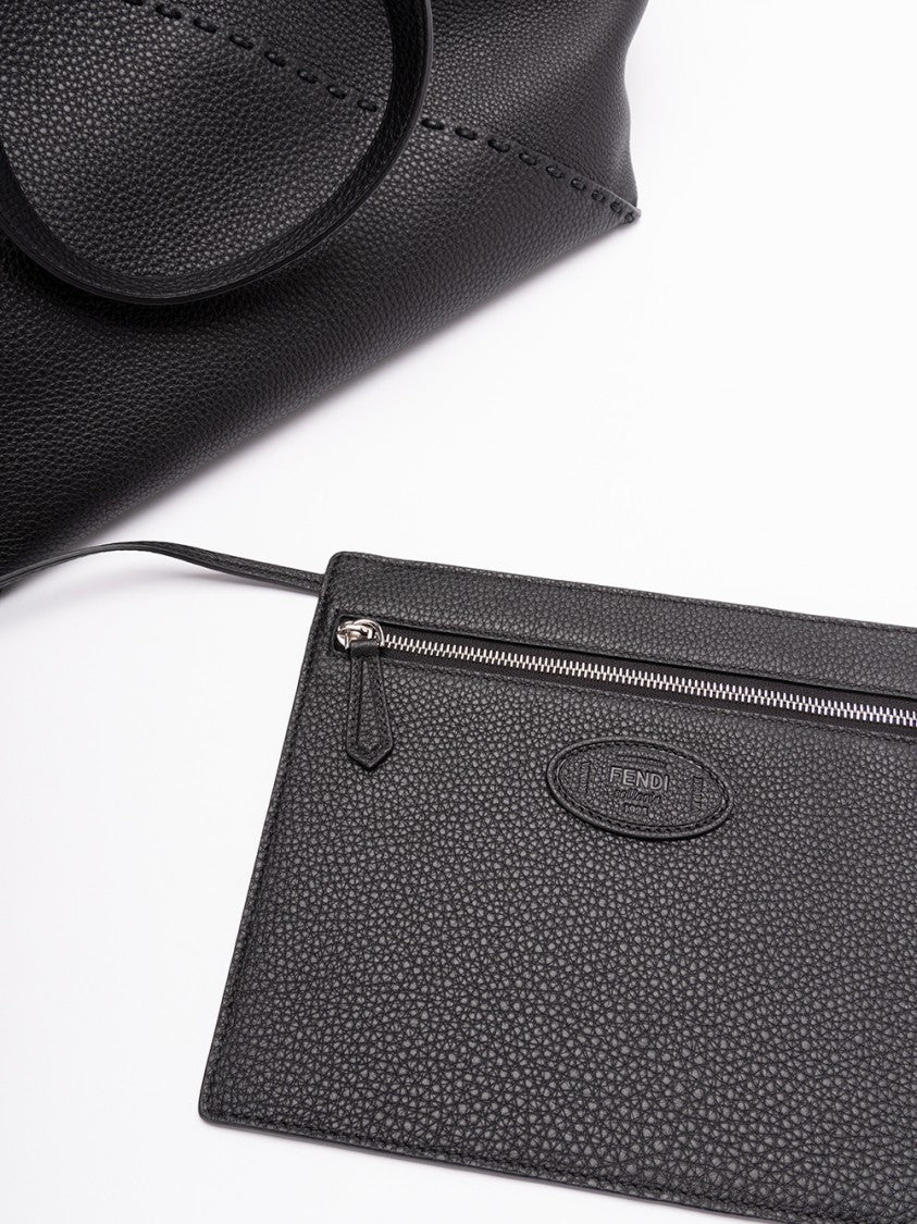 Fendi `Selleria Diag` Large Shopper