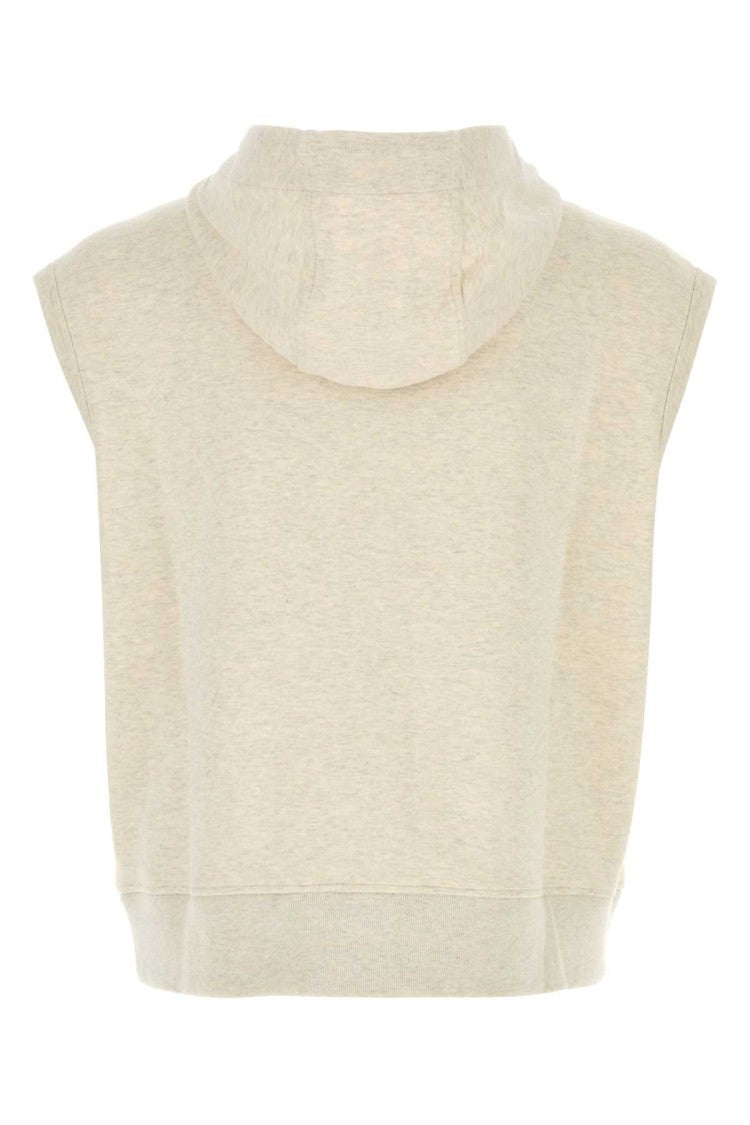 Fendi Melange Crema Stretch Sweatshirt