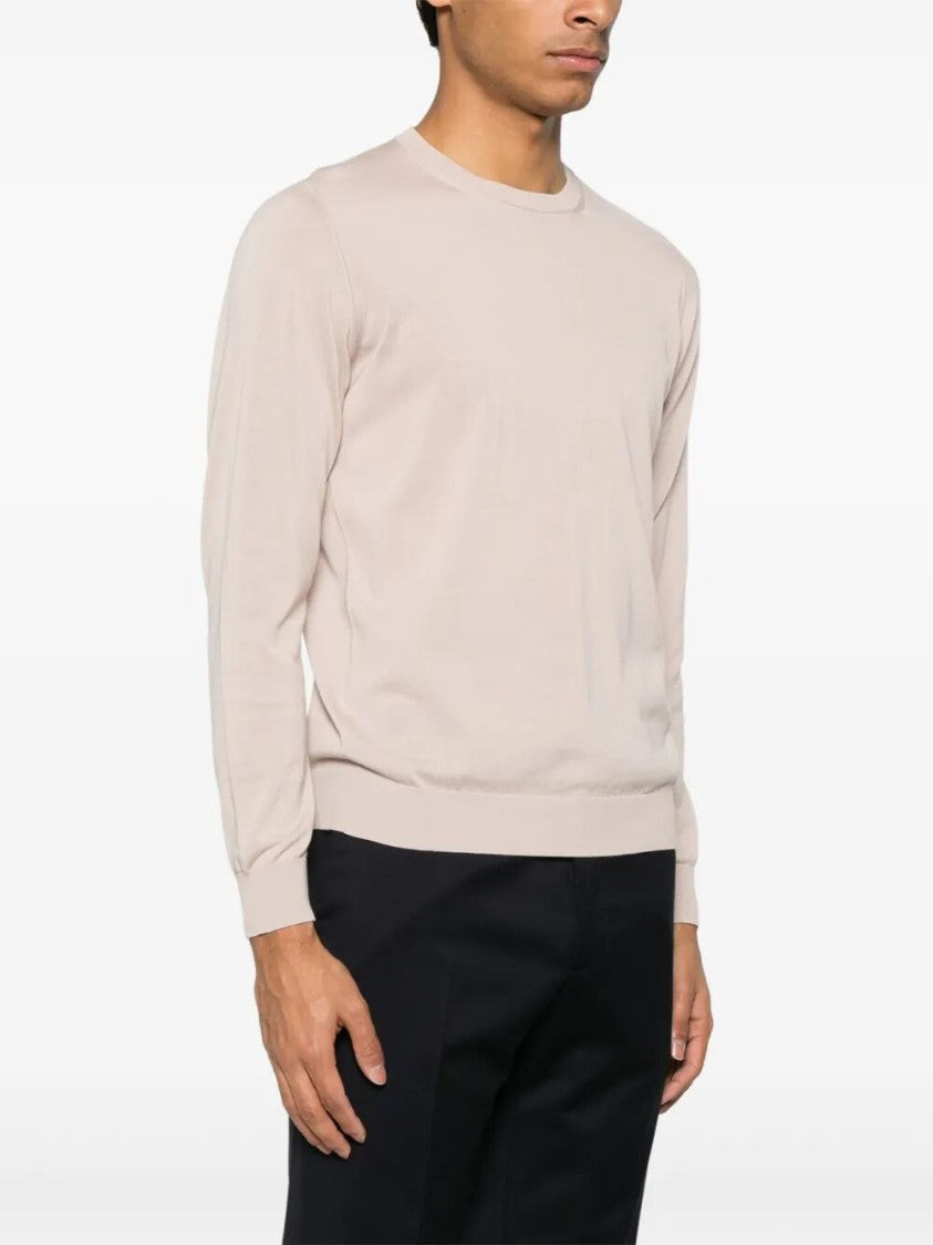 Drumohr Long Sleeve Crew-Neck Sweater