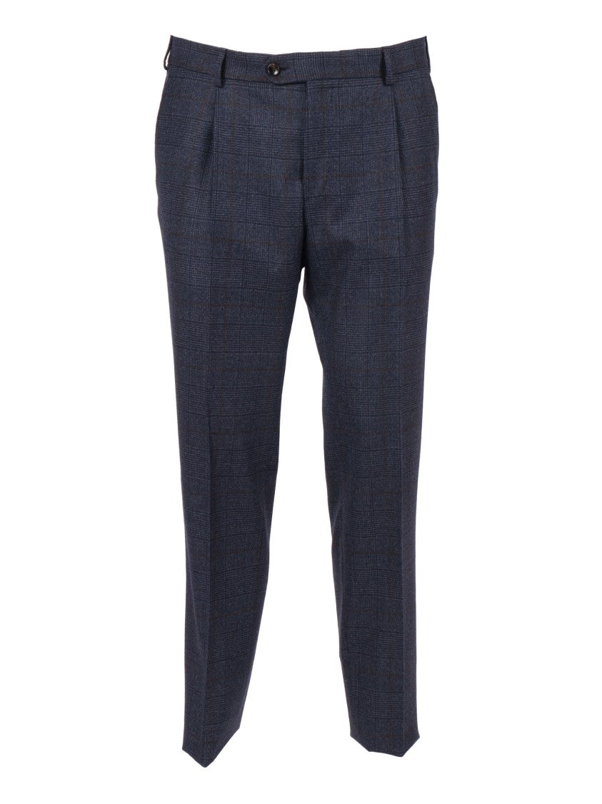 Luigi Bianchi Tailored Blue Suit Jacket With Structured Silhouette