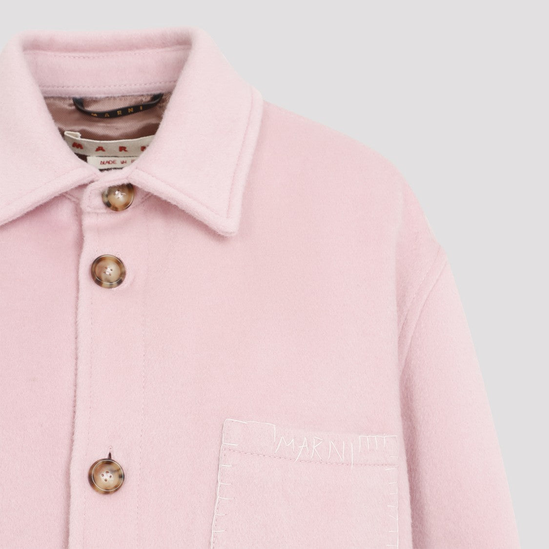 Marni Pink Virgin Wool Jacket