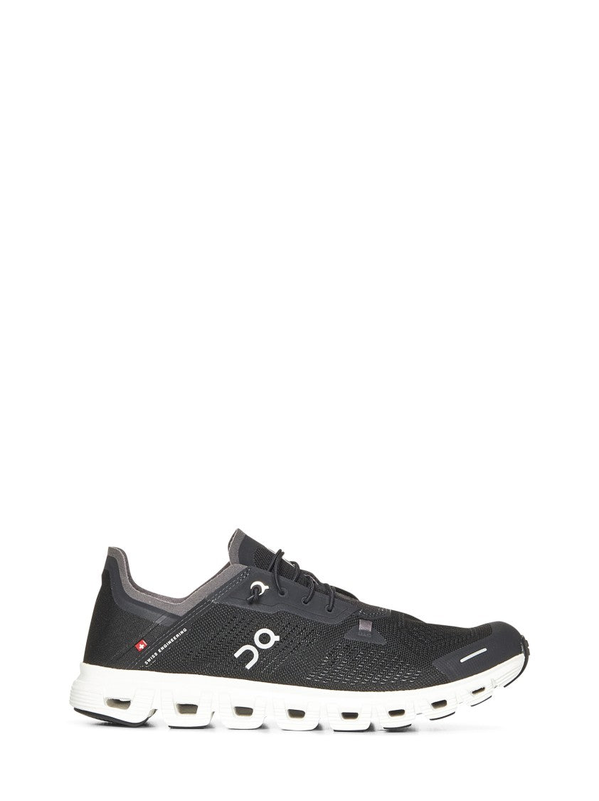 On Running Breathable Black Mesh Sneakers