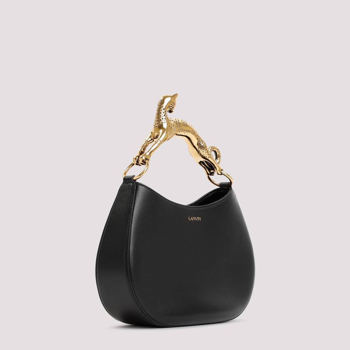 Lanvin Embellished-Handle Hobo Bag